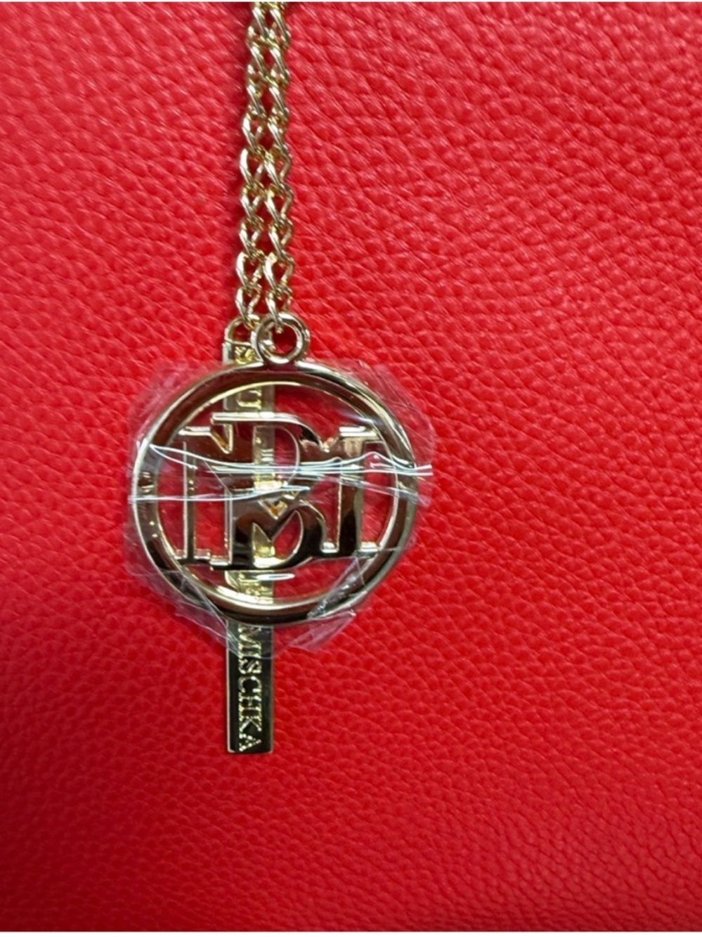 Badgley Mischka bag and wallet. Elegant Red Handbag bag NWT. Wallet NWOT - Picture 4 of 12